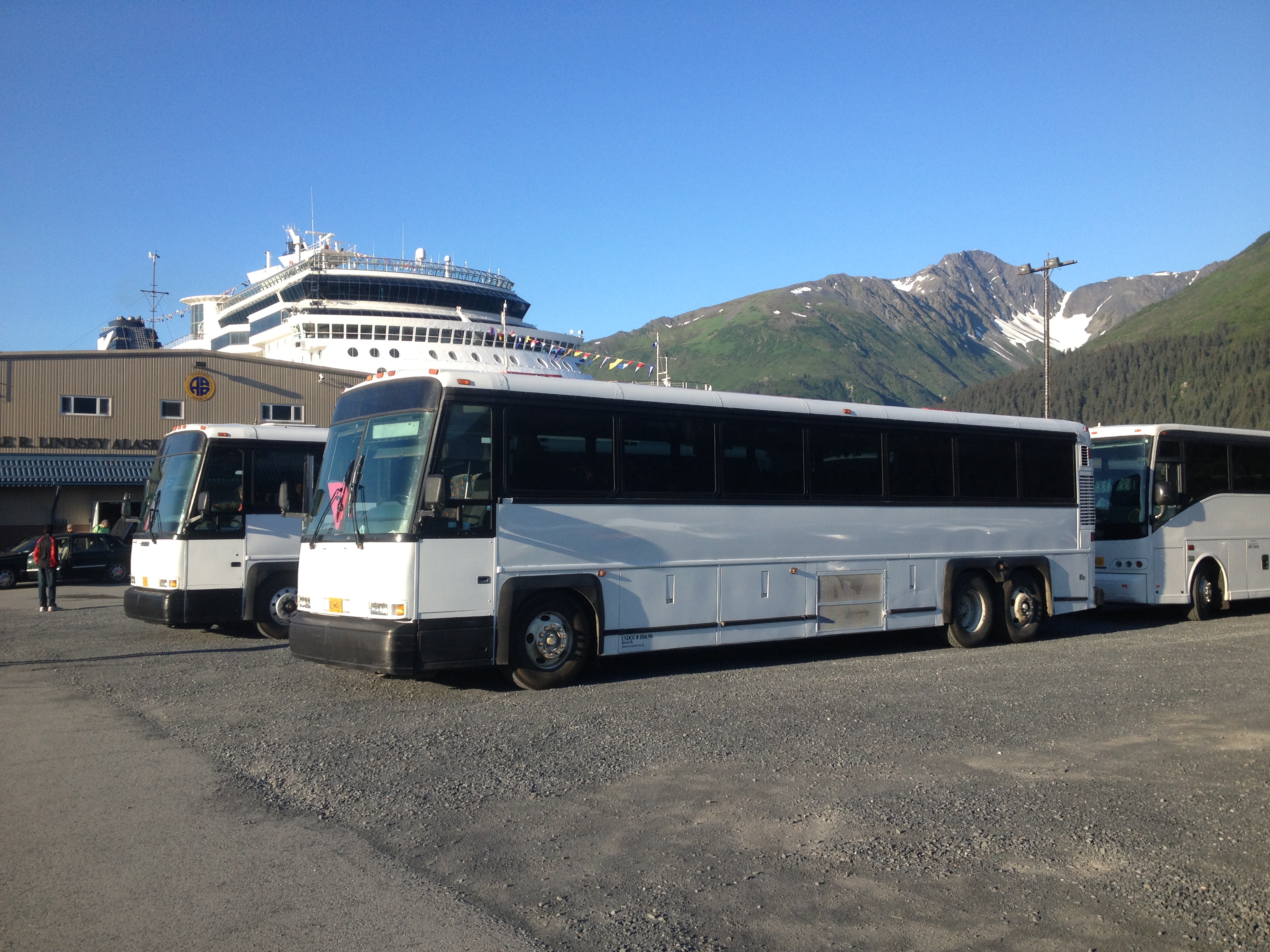 coaches waiting for passengers